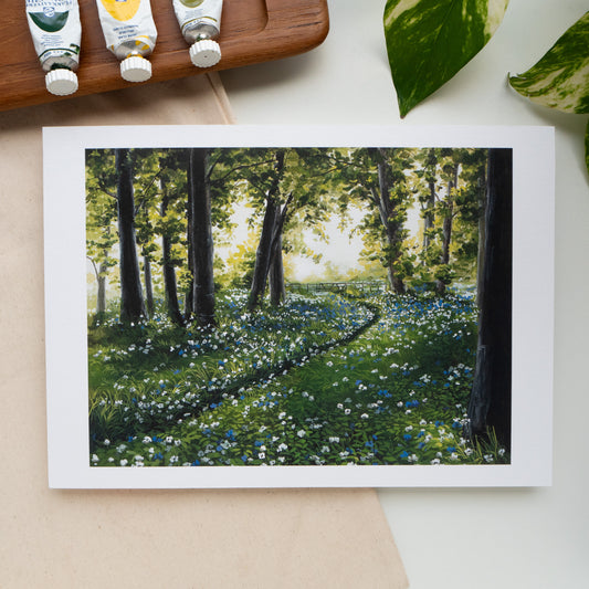 "Forest Walk" A4 Fine Art Print