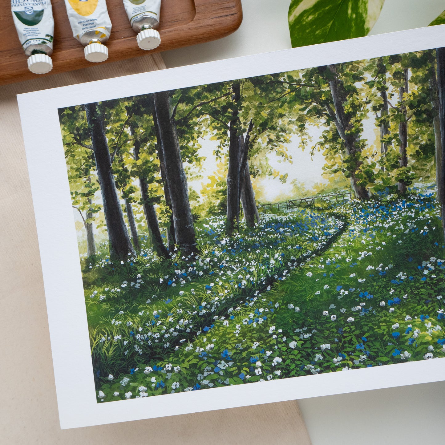 "Forest Walk" A4 Fine Art Print