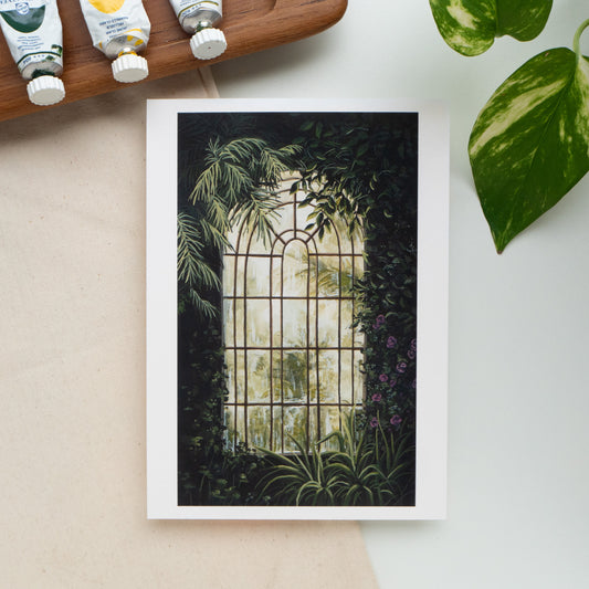 "Greenhouse Window" A5 Fine Art Print