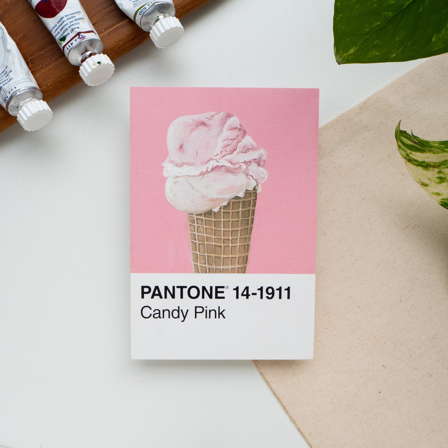 ORIGINAL PAINTING Pantone Challenge Day 84