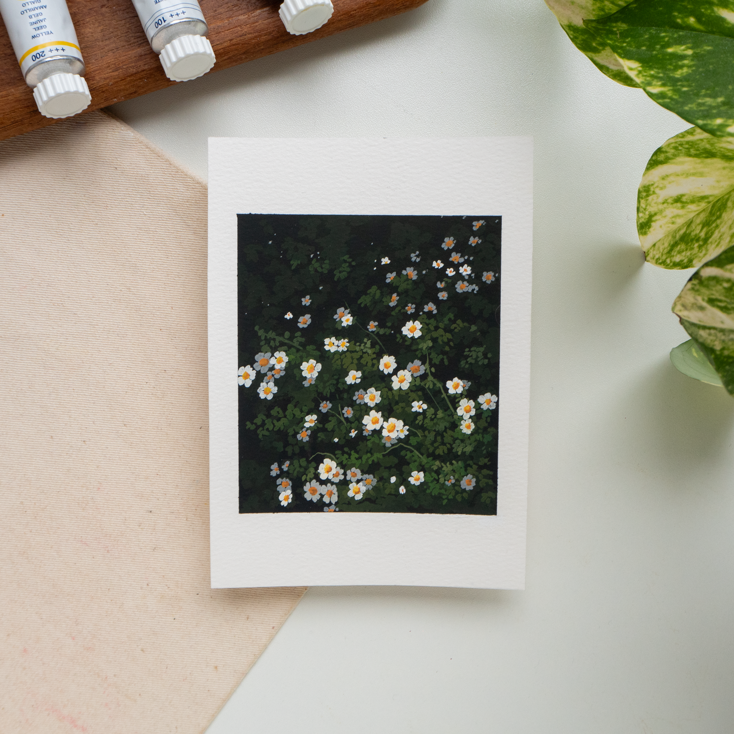 ORIGINAL PAINTING "Blooming" 1/30 April Challenge