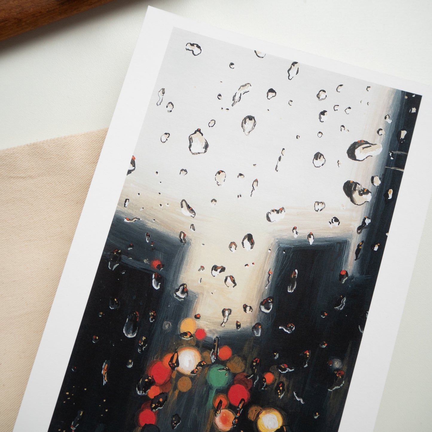 "Rainy Window" A5 Fine Art Print