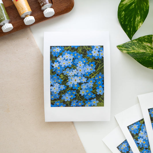 "Forget-Me-Not" A6 Fine Art Print