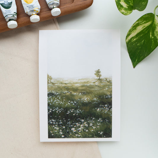 "Peaceful Meadow" A5 Fine Art Print
