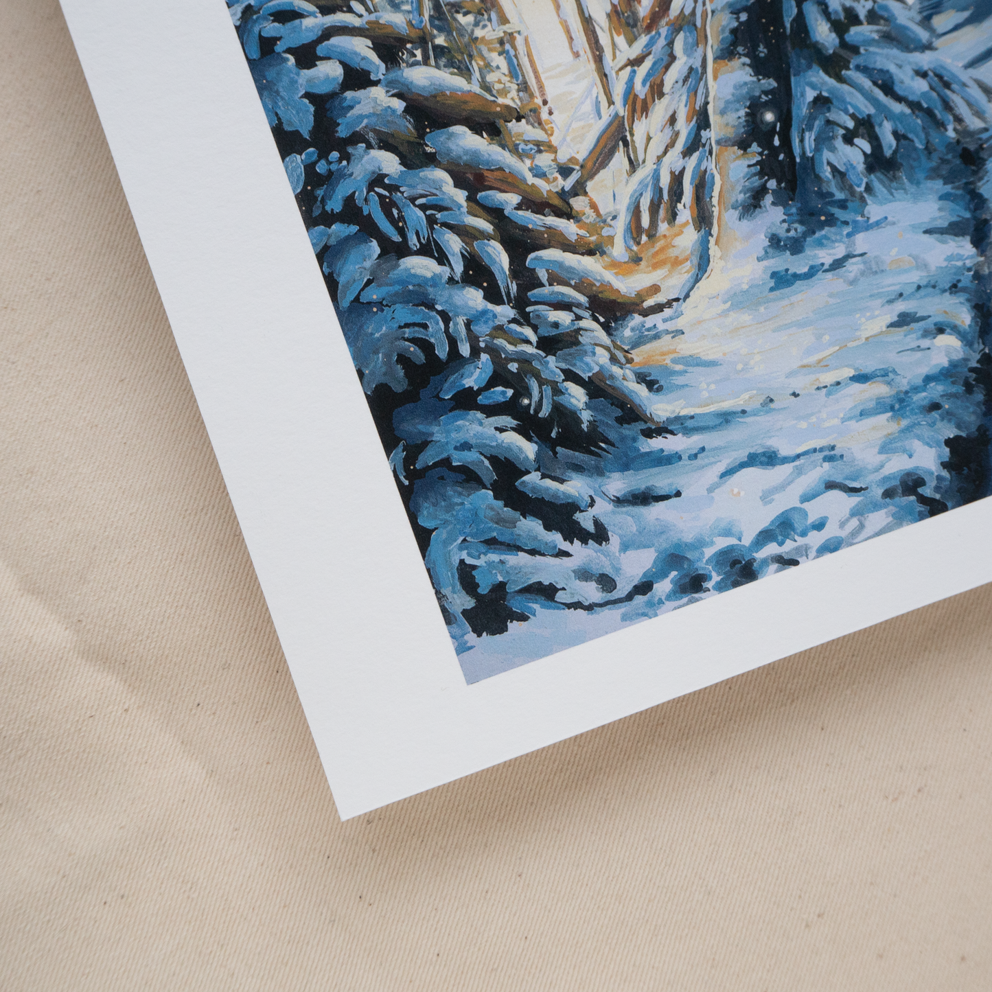 "Snowy Forest" A4 Fine Art Print