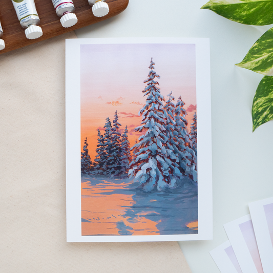 "Winter's Light" A5 Fine Art Print