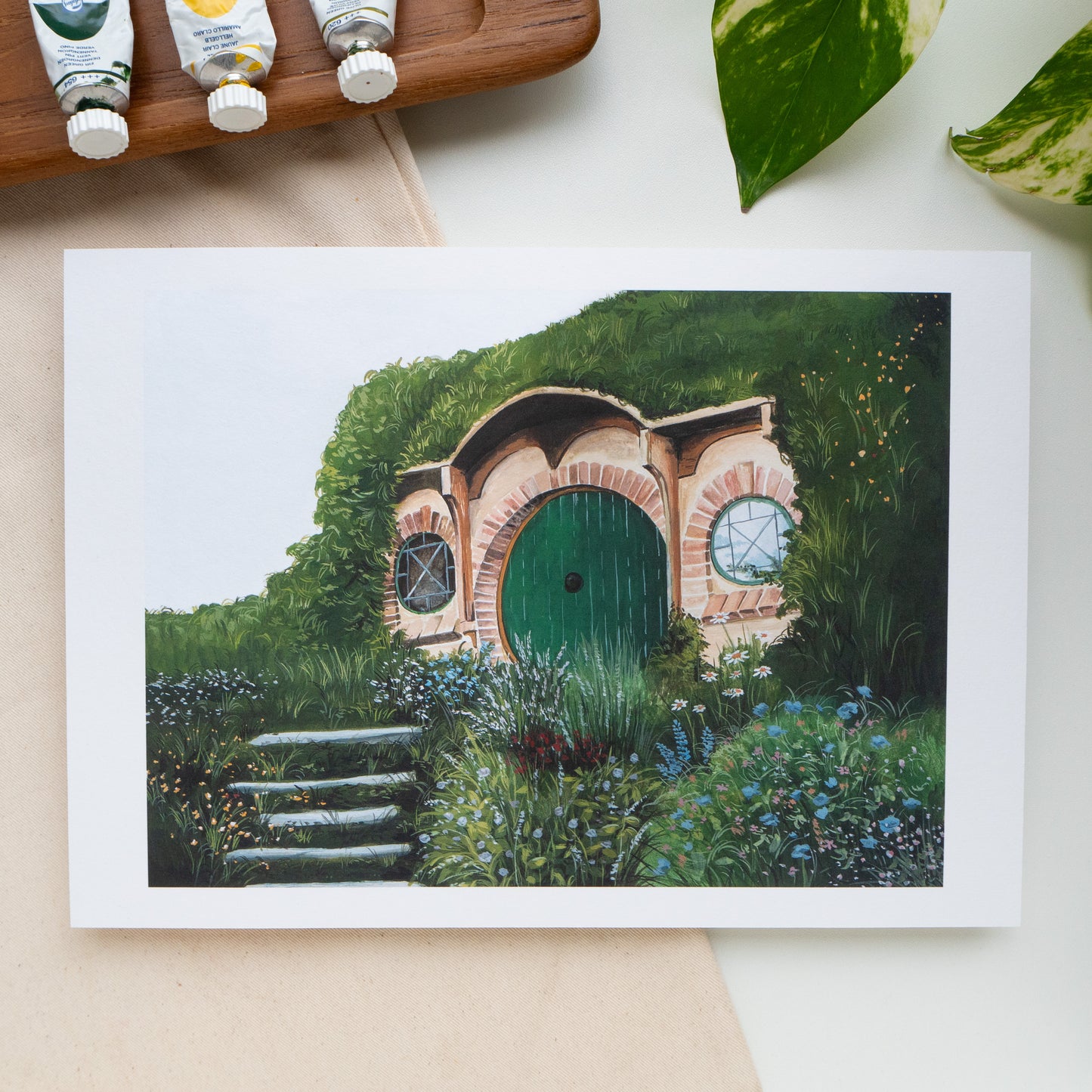 "Hobbit House" A4 Fine Art Print