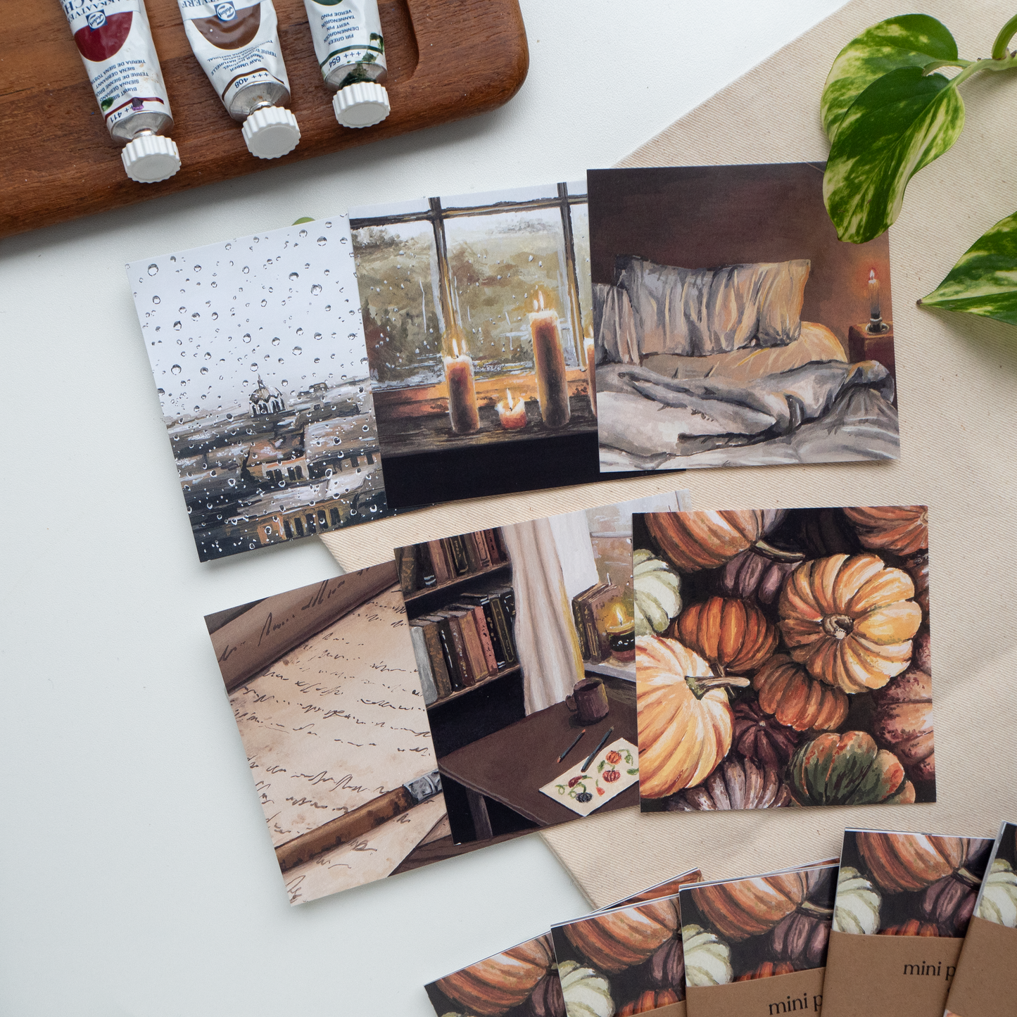 "Cozy" Mini Postcard Set