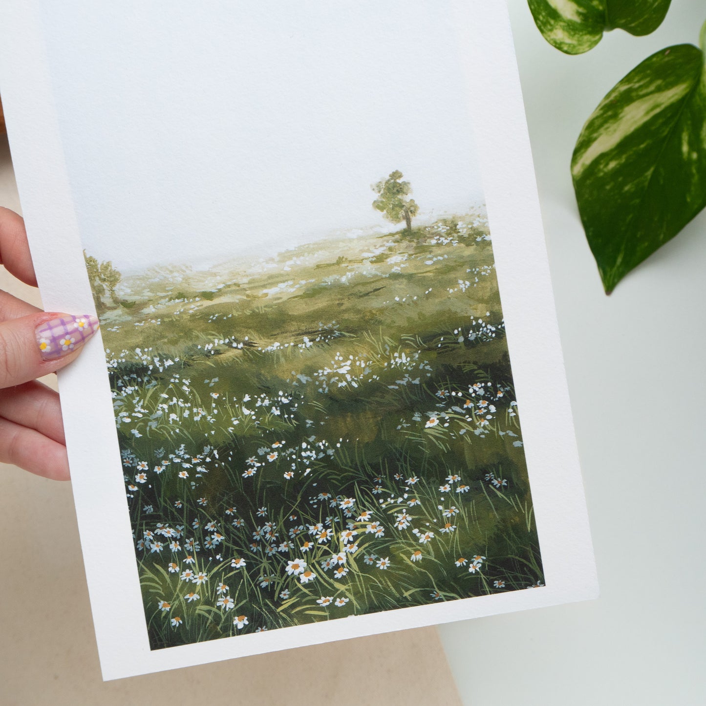 "Peaceful Meadow" A5 Fine Art Print