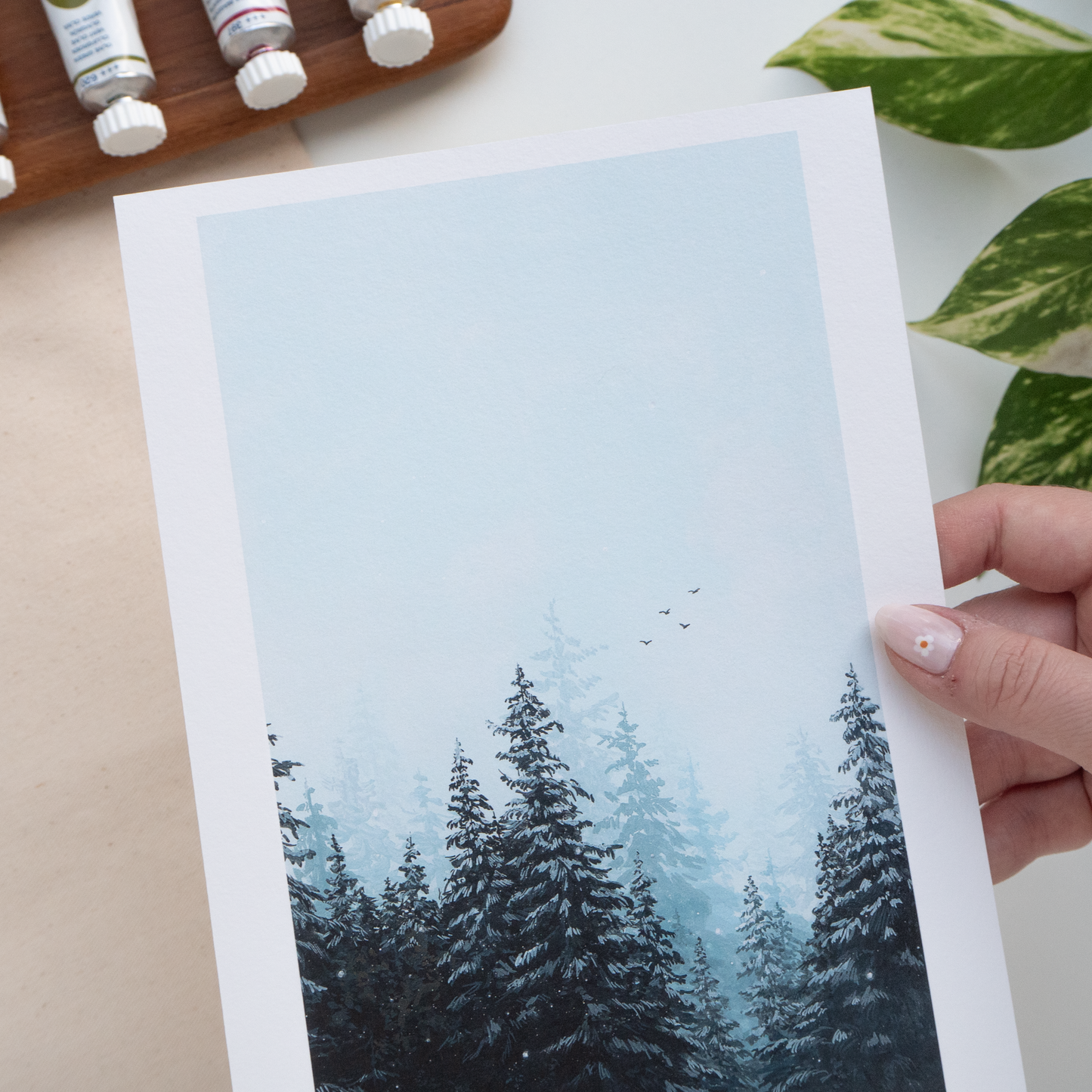 "Moody Forest" A5 Fine Art Print