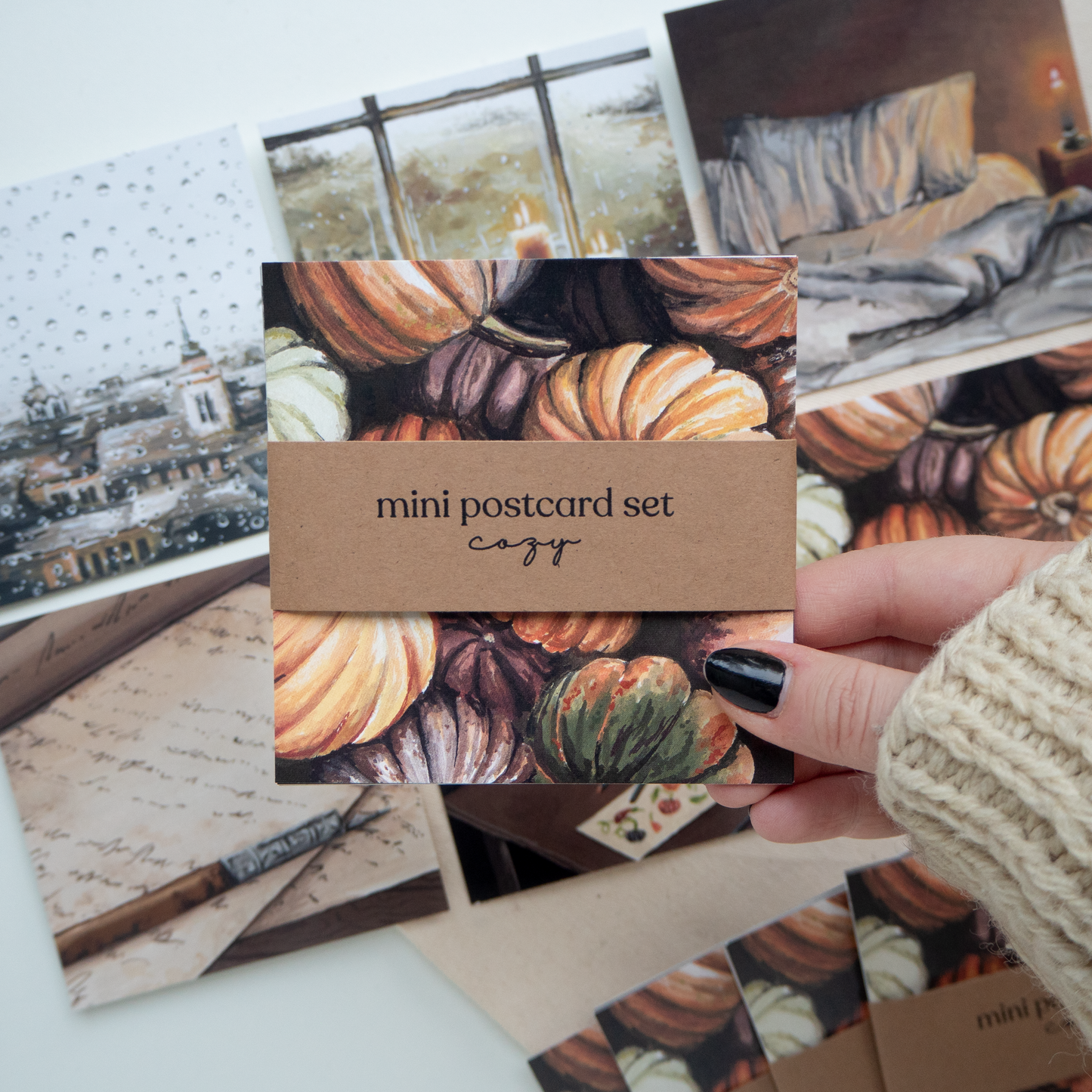 "Cozy" Mini Postcard Set