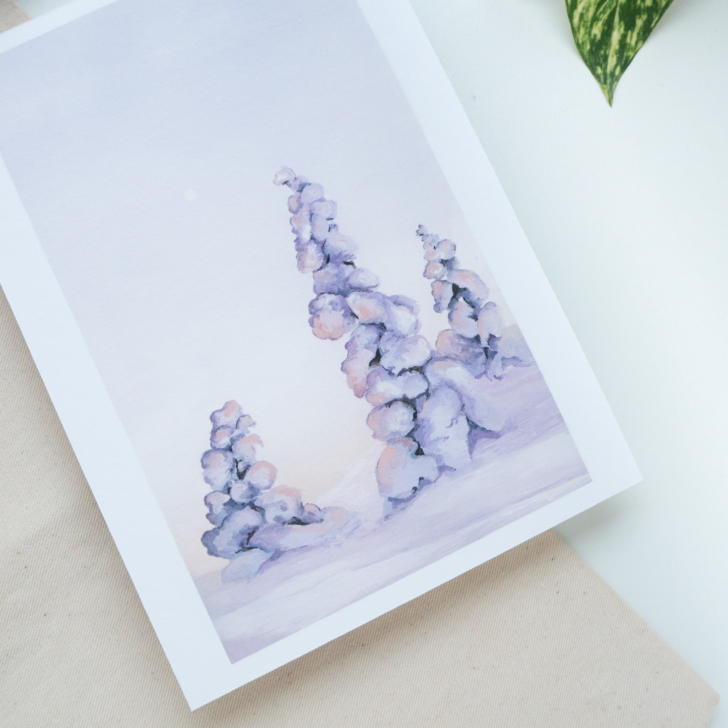 "Frosted Trees" A5 Fine Art Print