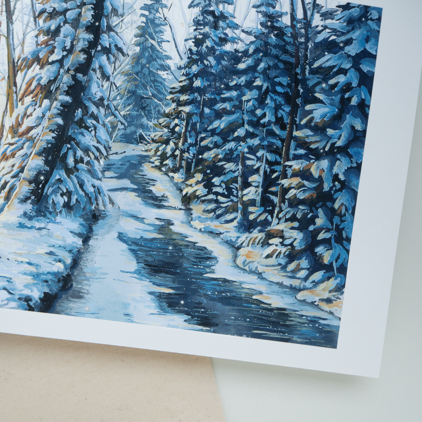 "Snowy Forest" A4 Fine Art Print