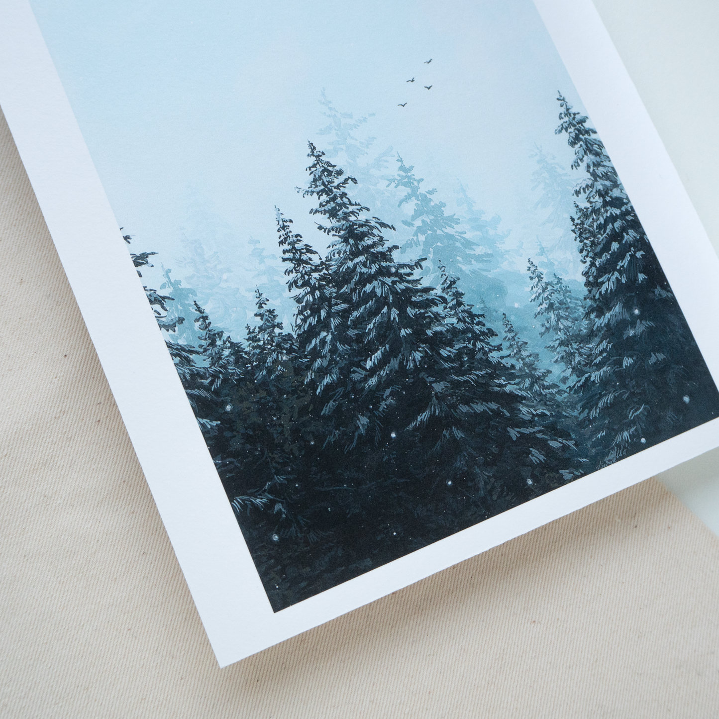 "Moody Forest" A5 Fine Art Print