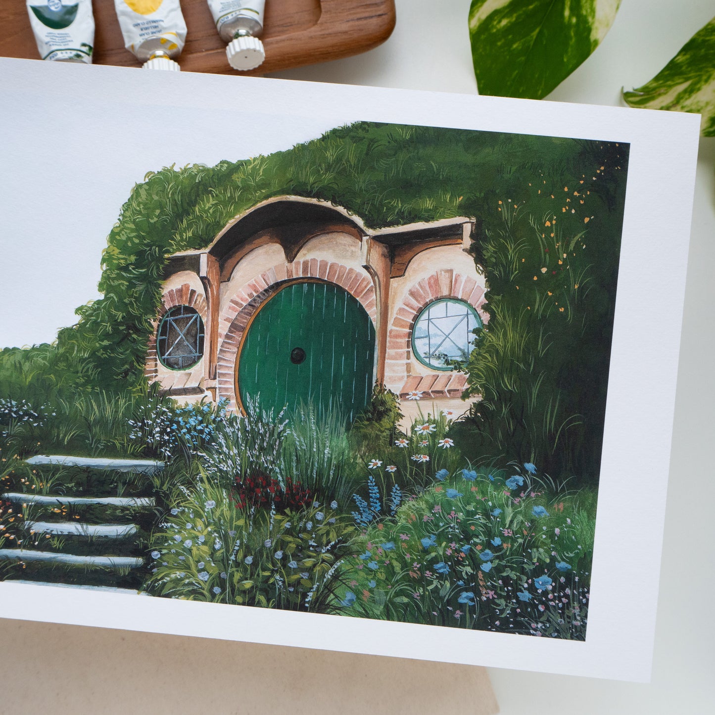 "Hobbit House" A4 Fine Art Print