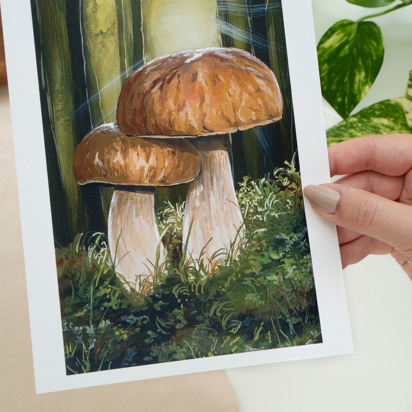 "Boletus Edulis" A5 Fine Art Print