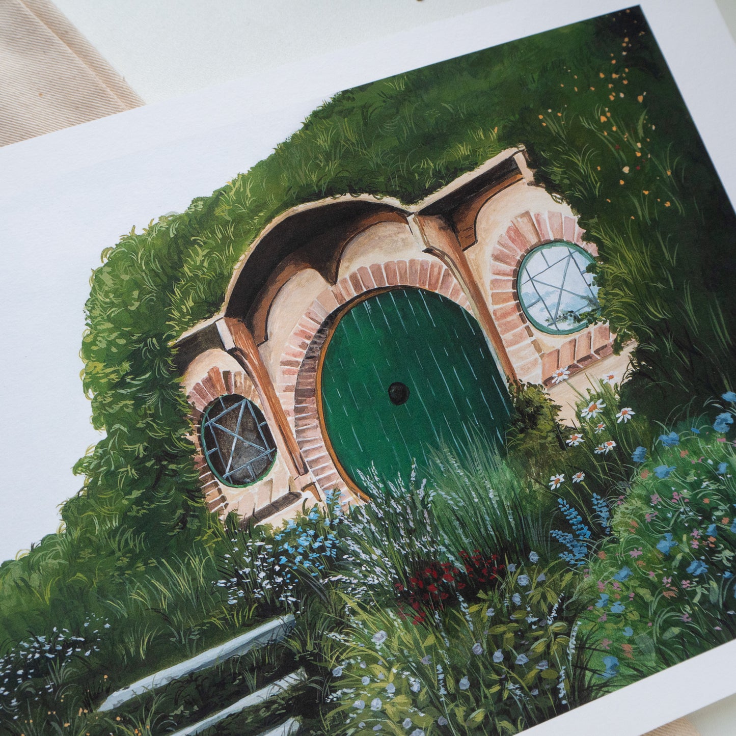 "Hobbit House" A4 Fine Art Print