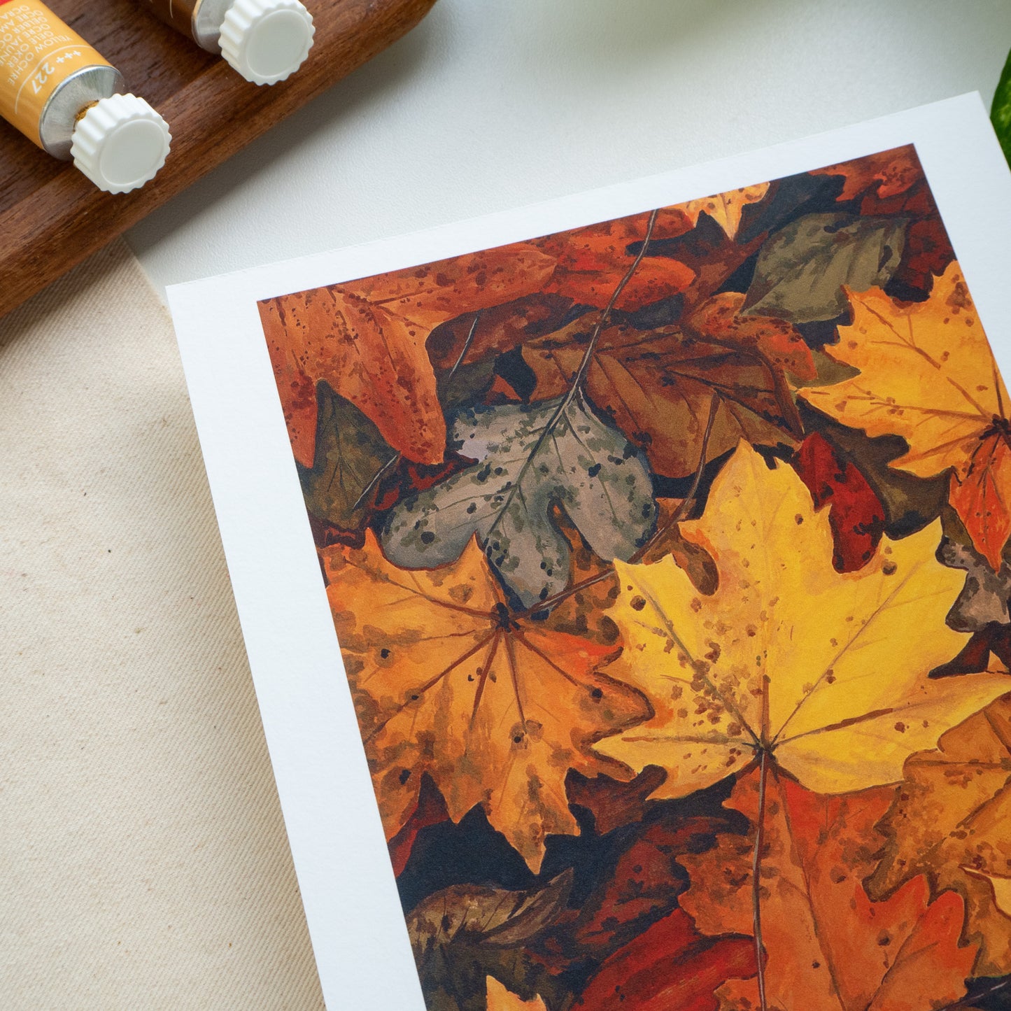 "Fallen Leaves" A5 Fine Art Print