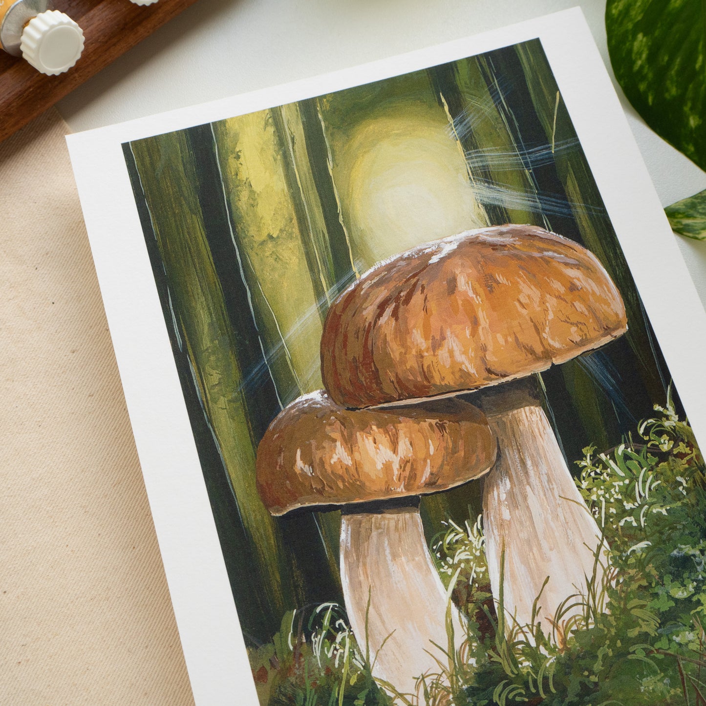 "Boletus Edulis" A5 Fine Art Print