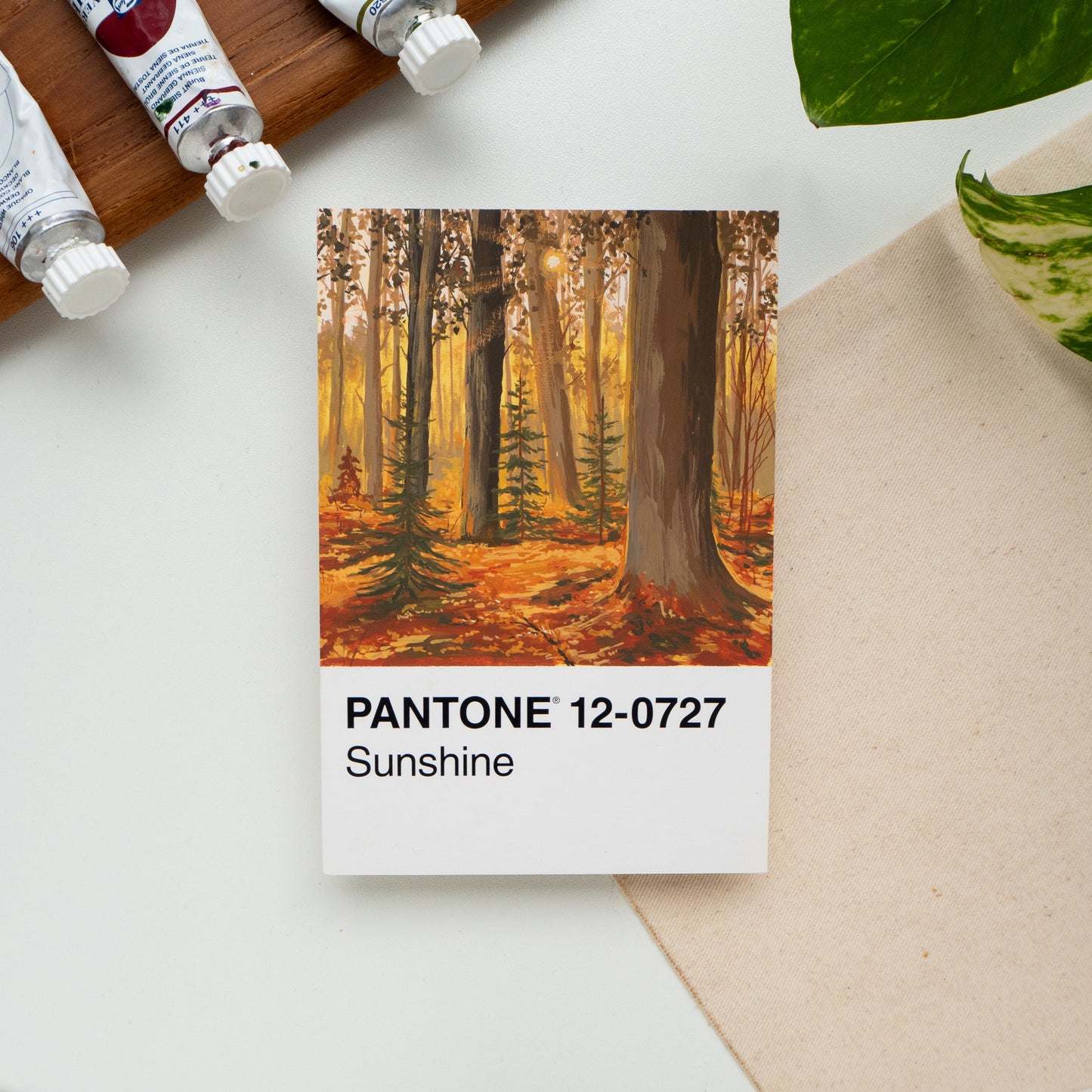 ORIGINAL PAINTING Pantone Challenge Day 79