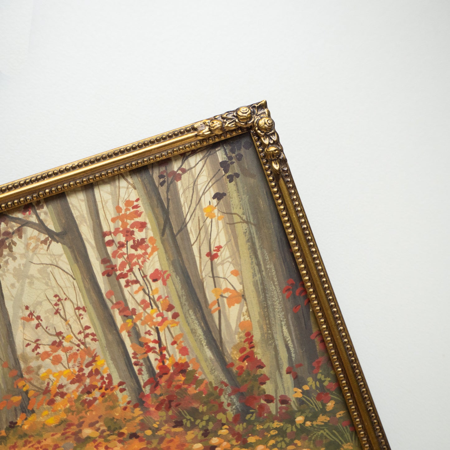 FRAMED ORIGINAL PAINTING "The Haunting Beauty Of Fall"