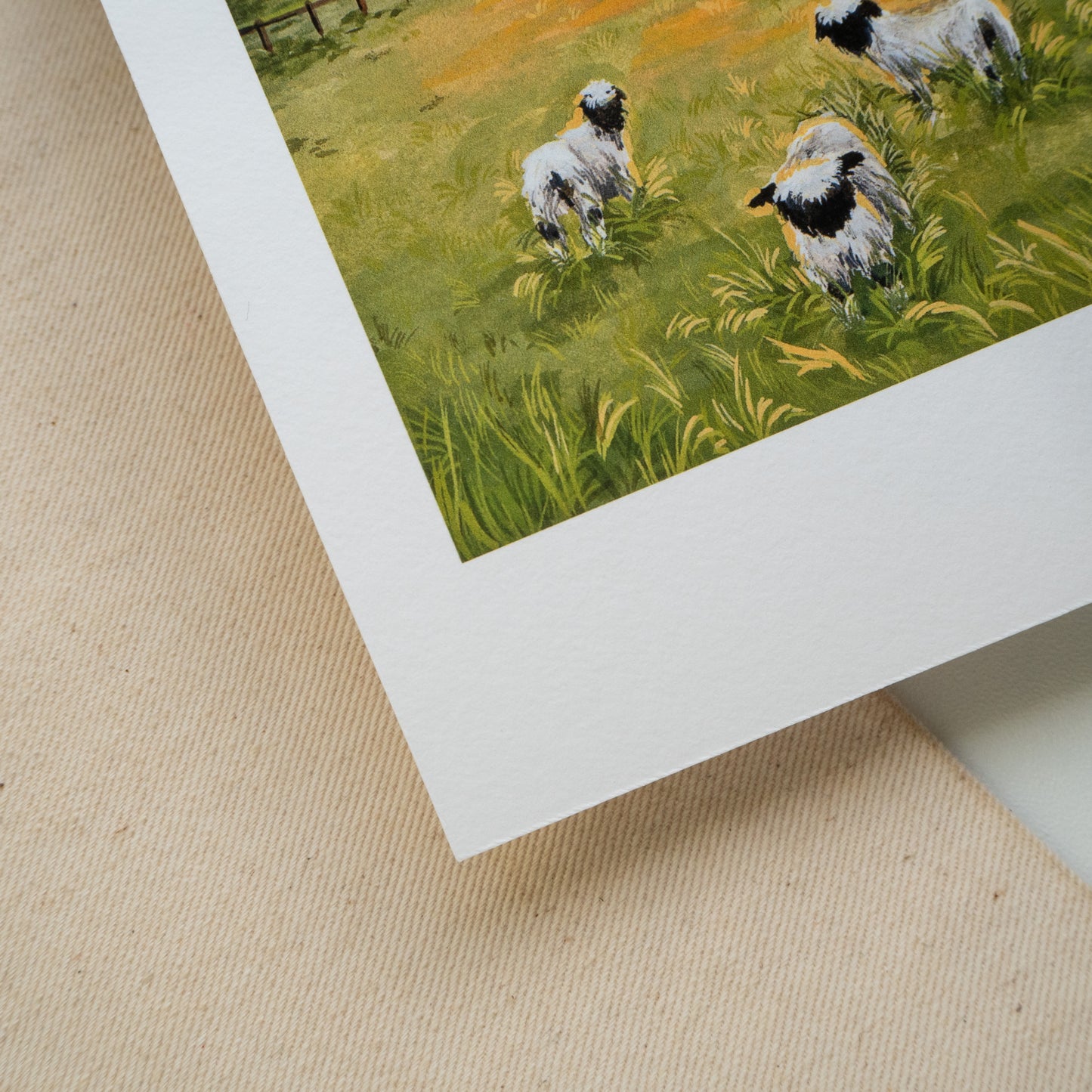 "Golden Fields" A6 Fine Art Print