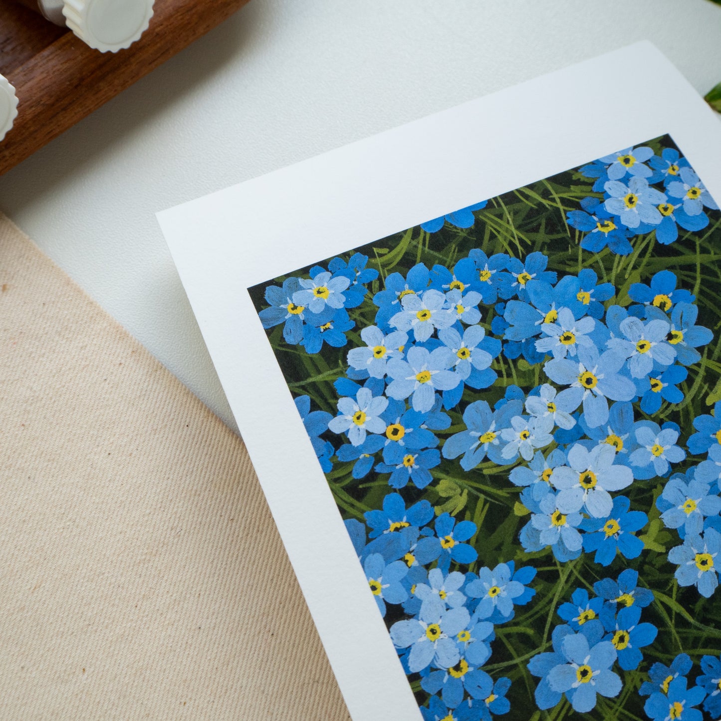 "Forget-Me-Not" A6 Fine Art Print