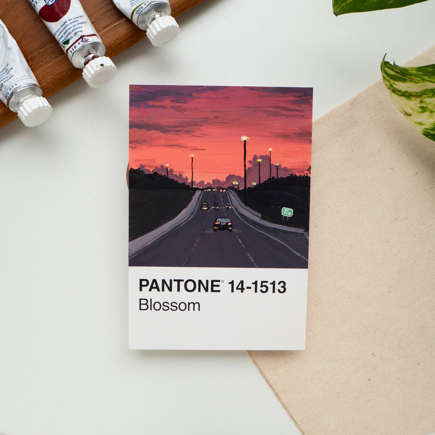 ORIGINAL PAINTING Pantone Challenge Day 52