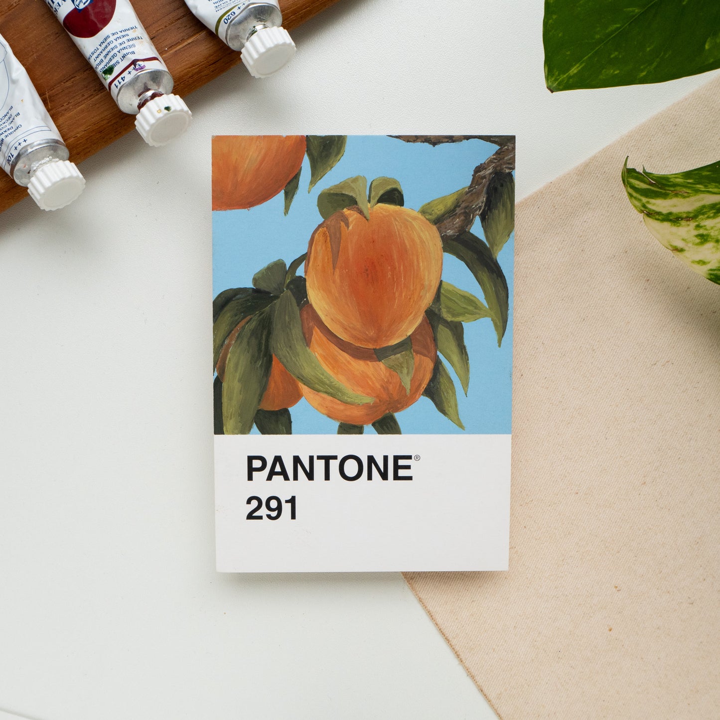 ORIGINAL PAINTING Pantone Challenge Day 25