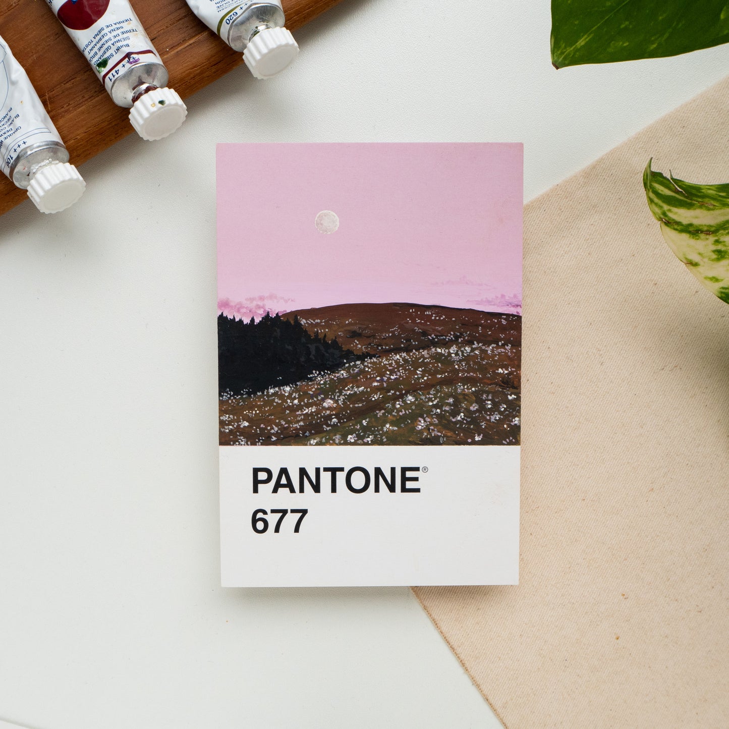 ORIGINAL PAINTING Pantone Challenge Day 65