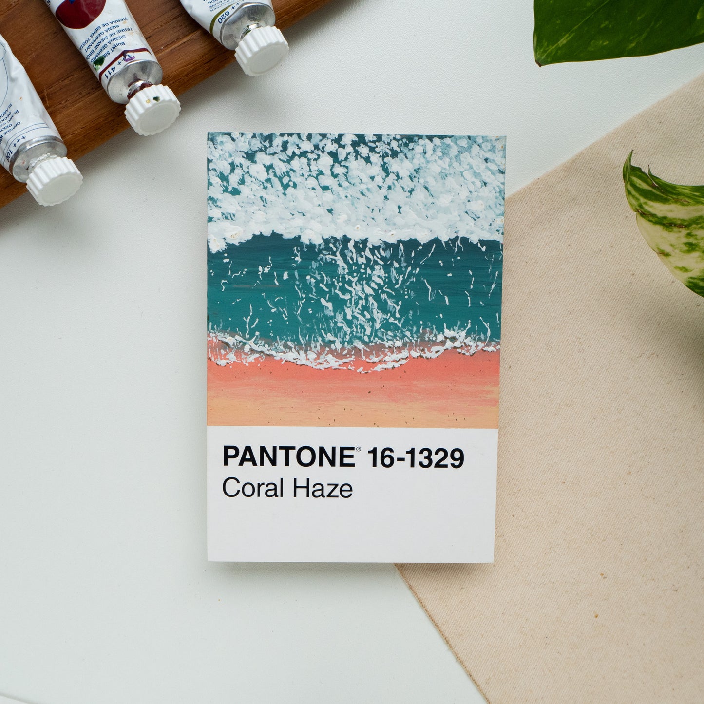 ORIGINAL PAINTING Pantone Challenge Day 48