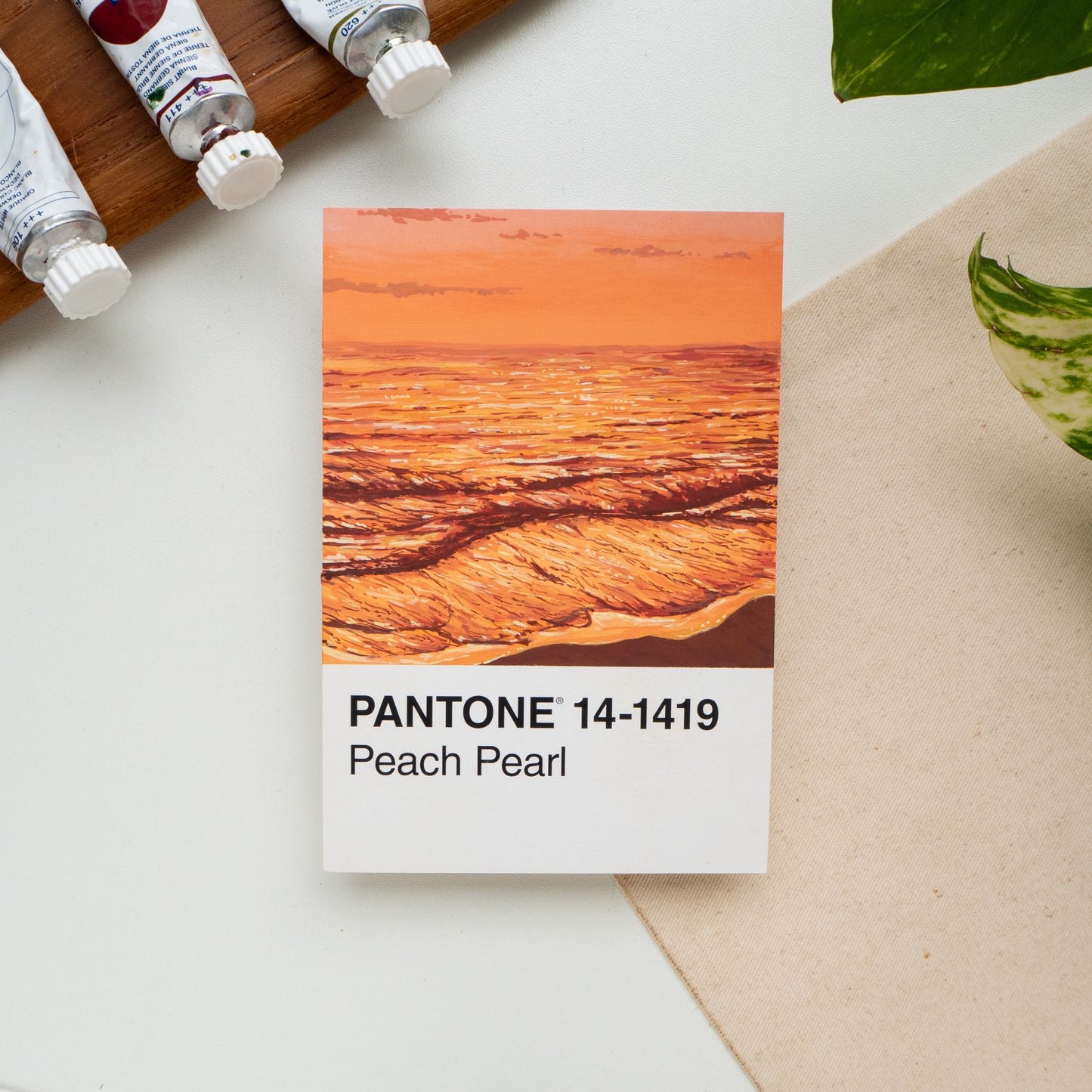 ORIGINAL PAINTING Pantone Challenge Day 61