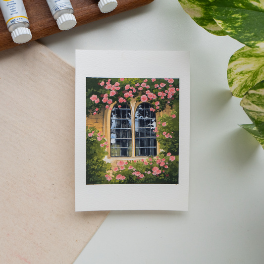ORIGINAL PAINTING "Window" 15/30 April Challenge
