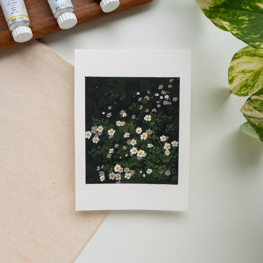 ORIGINAL PAINTING "Blooming" 1/30 April Challenge