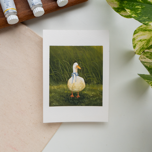 ORIGINAL PAINTING "Duck" 22/30 April Challenge
